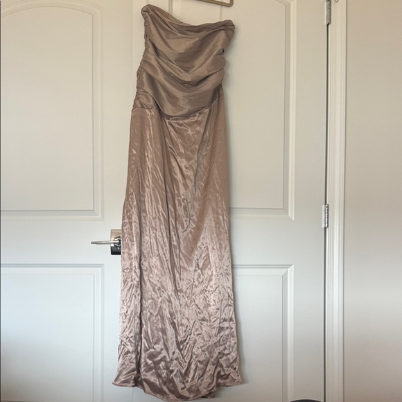 Meshki Dresses & Skirts - Meshki Taupe Maxi Dress